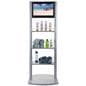 Merchandising Shelves with Digital Sign & Built-in Media Player