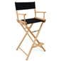 Director chair with wood material 