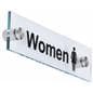 “Men” /”Women” Restroom Signs with Bold Lettering