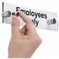 “Employees Only” Standoff Sign, .75" Off the Wall