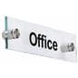 Acrylic Office Room Signs, Clear