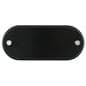 Black Layered Sign Standoffs with Backplate 