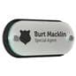 10" x 4" Oval Layered Sign Standoffs with Backplate 