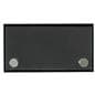 Architectural Sign with Backer and Chrome Standoffs