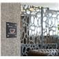 Name Plate on Door with Stainless Steel Standoffs