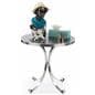 Black Round Display Table