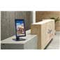 Interactive digital signage with a unit being utilized in a travel agency space 