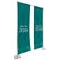 Custom outdoor banner stand with double sided printing