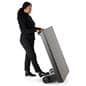 Portable outdoor digital signage with wheels 