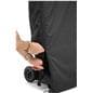 Portable outdoor digital signage with large zipper for easy usage 