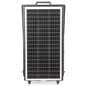  Outdoor digital display with solar panel for supplemental power