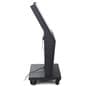 Outdoor touch screen display showcasing the sleek angled side angle of this robust outdoor unit