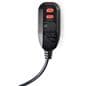 Outdoor touch screen display with built-in GFCI interrupter switch to prevent ground faults