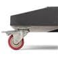 Direct view LED display with locking caster wheels