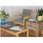 Charcoal Grey Lobby Chair, 19.5" Seat Width
