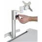 Medical Computer Cart, Height Adjustable Mount