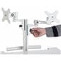 Dual Monitor Medical Cart for 15" - 27" Screens
