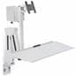 Monitor Arm w/ Keyboard Tray, Rotates 360°