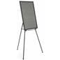 Black Easel Stand with 24” x 36” Snap Frame, 74.75" in Height