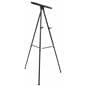 Black Easel Stand with 36” x 48” Snap Frame with Mounting Hardware