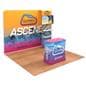 10x10 trade show booth display with counter and shelves