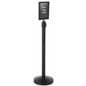 8.5” x 11” Stanchion Sign Holder for Crowd Control