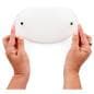 Recycled acrylic custom oval directory signs easily mount to a door or wall surface