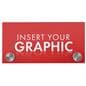 Recycled acrylic custom office wall signs with mounting hardware included