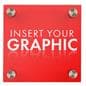 Recycled acrylic custom office wall signs with modern design