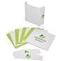Flat pack cube display signage with 1 footer