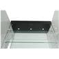 Light up display case with three overhead LED lights