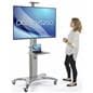 Rolling TV Stand for Flat Screen TV, 100lb. Max Load Capacity