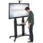 Mobile TV Rack, 125lbs Max Load Capacity