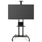 Large Flat Screen TV Stand with Camera Shelf