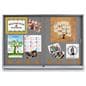 indoor enclosed bulletin board