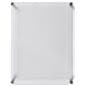 Acrylic wall mount sign holder with four holes for wall mounting 