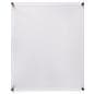 Acrylic wall mount sign holder with one inch depth 