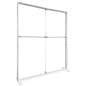 8' x 8' trade show lightbox with durable PVC frame 