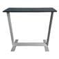 8' illuminated trade show lightbox display counter frame