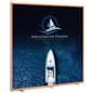 SEG Light Box Display with RGB Color Changing Frame stands 8' x 8'