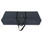 8' illuminated trade show lightbox display includes carrying bag with wheels