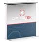 Custom illuminated trade show counter with SEG graphics