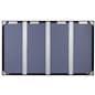 Glass enclosed notice board with aluminum frame and back brackets for indoor wall mounting