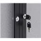 Polycarbonate notice board with set of two keys