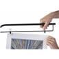 Dual Sign Clip Floorstand for Retail with 4 Fasteners