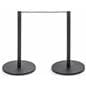 2 Connected Poles of the 4-Post Low Profile Stanchion Barrier System