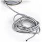 Elastic Cord of the 6-Stanchion Silver Low Profile Barrier Set