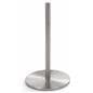 Single Post of the 6-Stanchion Silver Low Profile Barrier Set
