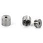 2 Wall Receptacles of the 4-Post Silver Low Profile Stanchion Barrier