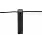 Post Top of the 10-Stanchion Black Museum Barrier System